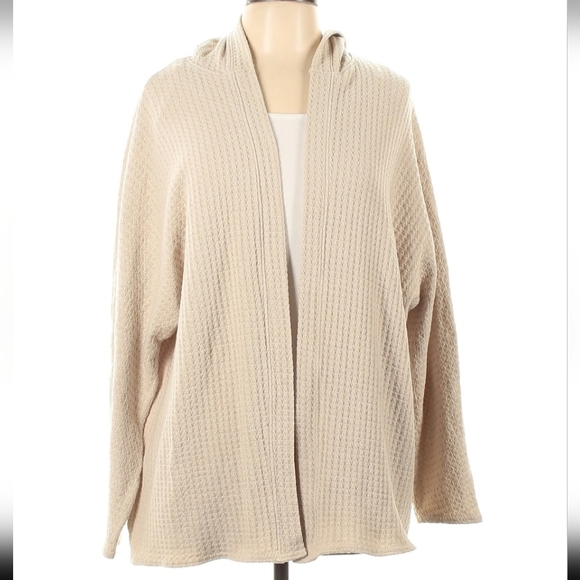 American Eagle Outfitters Sweaters - American Eagle Hooded Cardigan, Size L